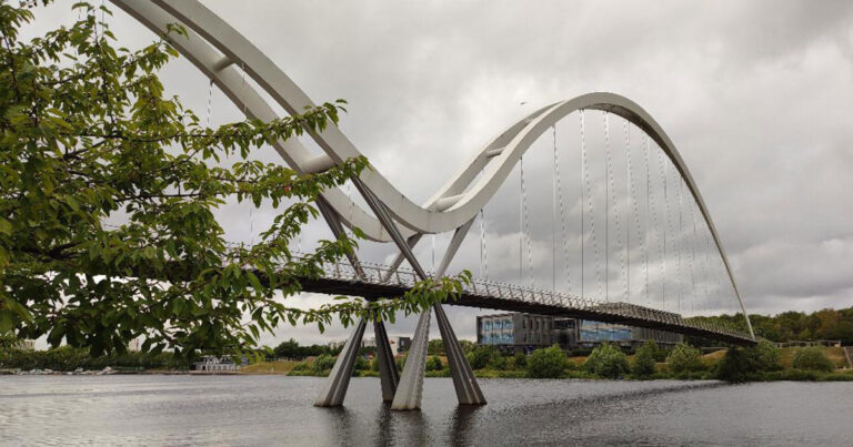 Infinity Bridge cloudy day